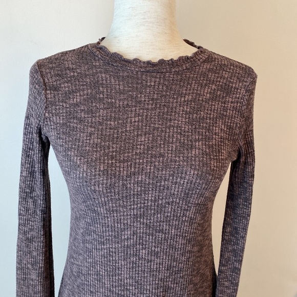 American Eagle Outfitters ribbed mock turtleneck knit dress - Picture 3 of 8